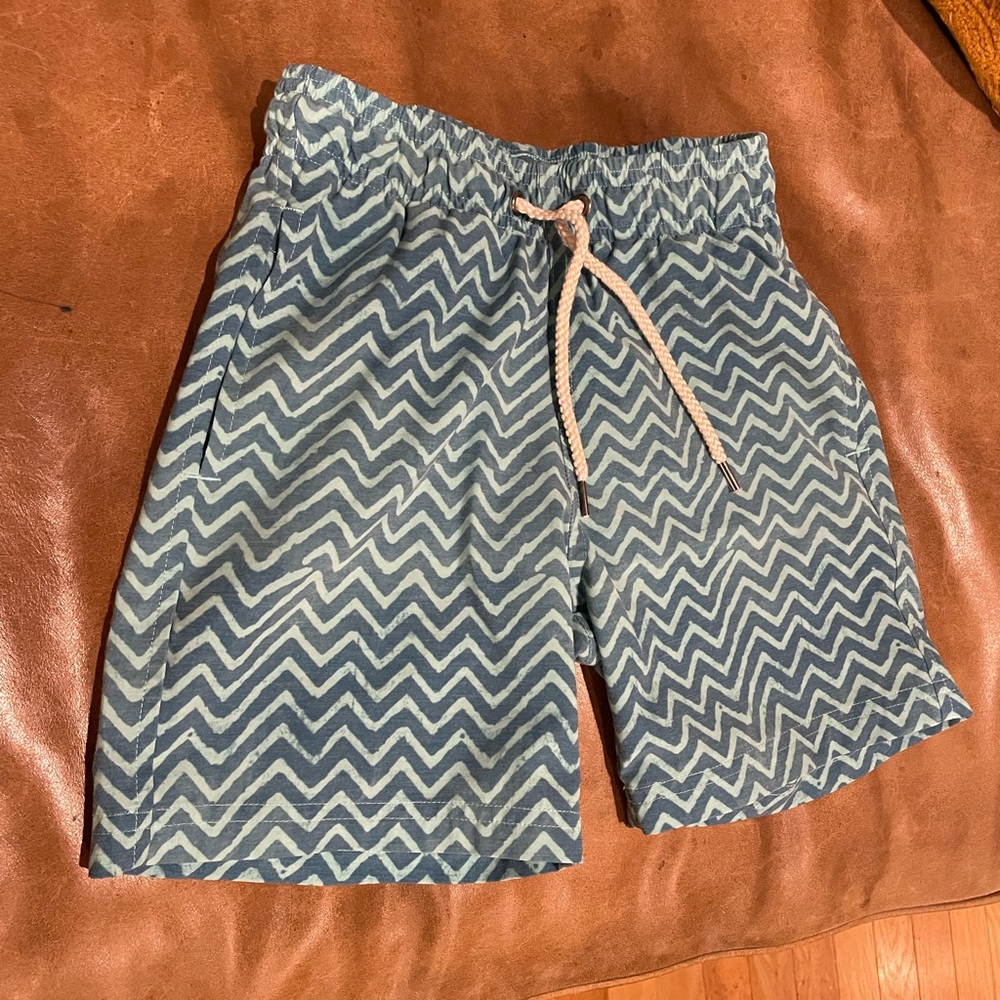 Faherty boys swim trunks.